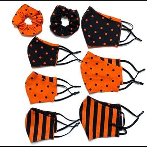 Halloween Handmade Cotton Facemasks & Scrunchies